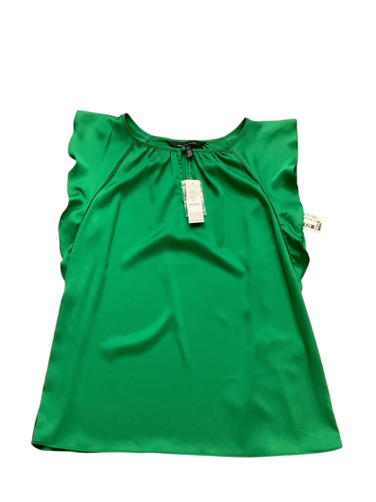 Blouse Sleeveless By White House Black Market In Green, Size:Xs
