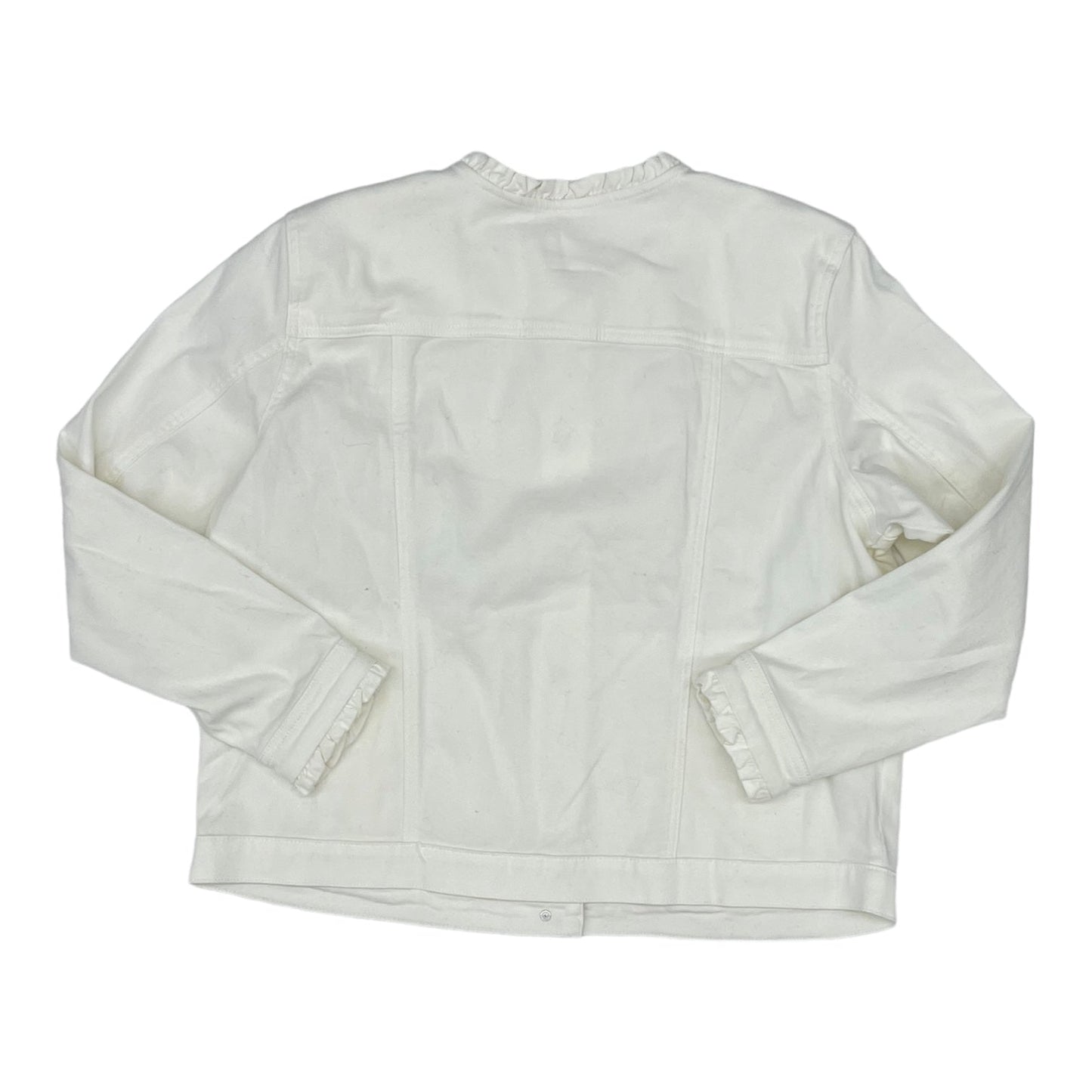 WHITE JACKET OTHER by CLOTHES MENTOR Size:XL