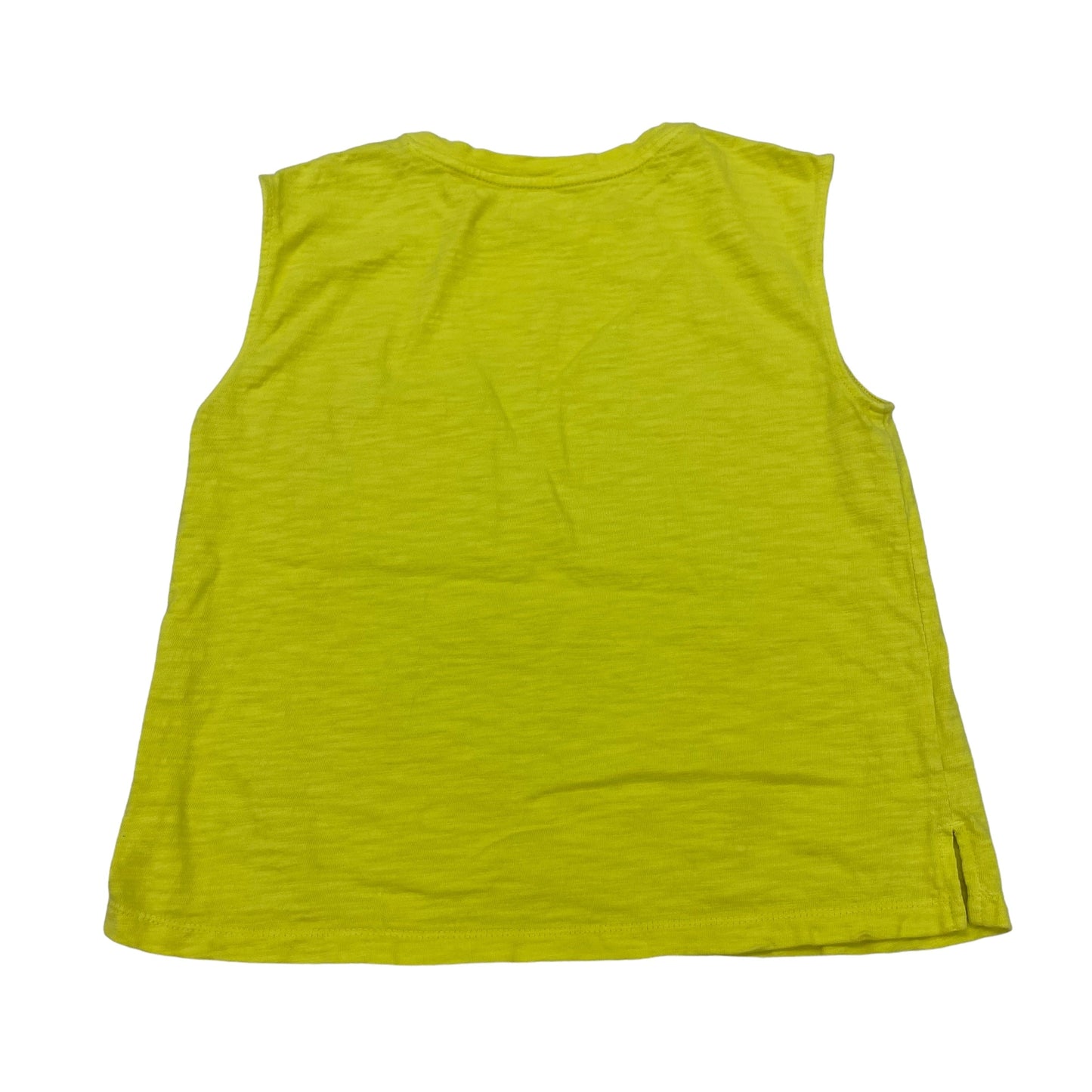 YELLOW TOP SLEEVELESS BASIC by LOU AND GREY Size:S