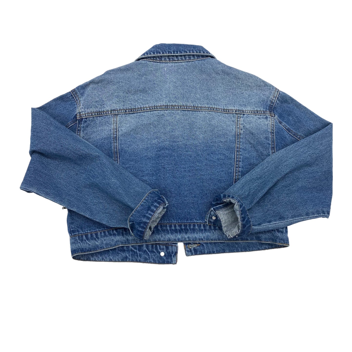 BLUE DENIM JACKET DENIM by CLOTHES MENTOR Size:L