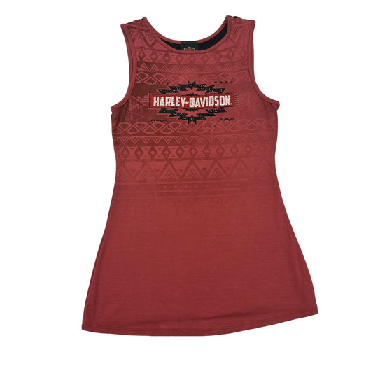 RED TOP SLEEVELESS by HARLEY DAVIDSON Size:S