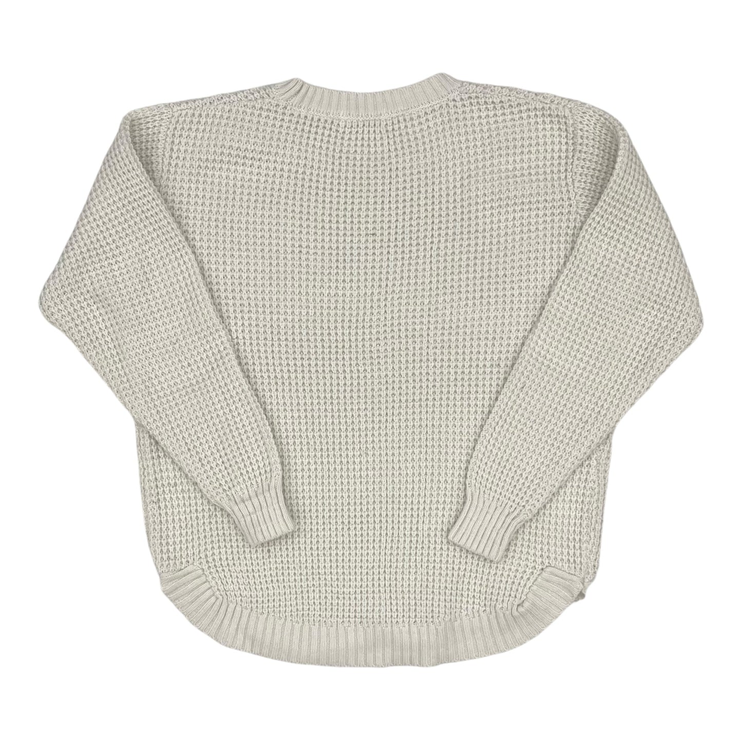 Sweater By Zenana Outfitters In White, Size:L