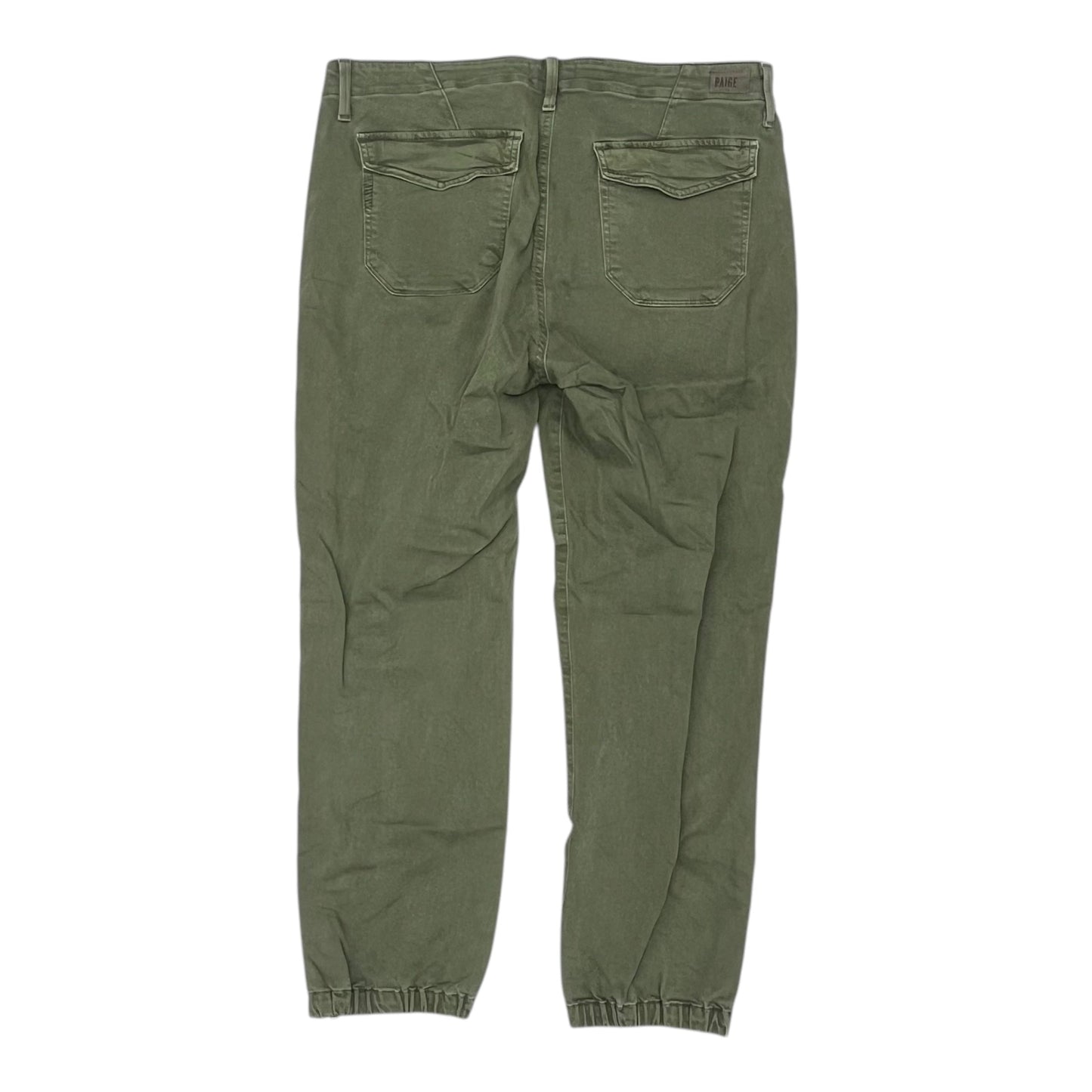 PANTS JOGGERS by PAIGE In GREEN DENIM, Size: 12