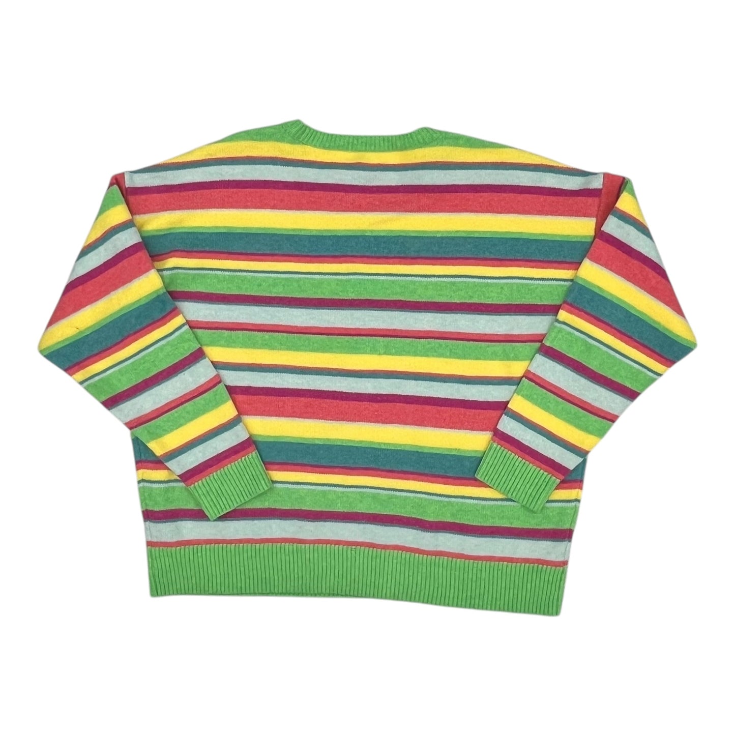 Sweater By Clothes Mentor In Striped Pattern, Size:2X