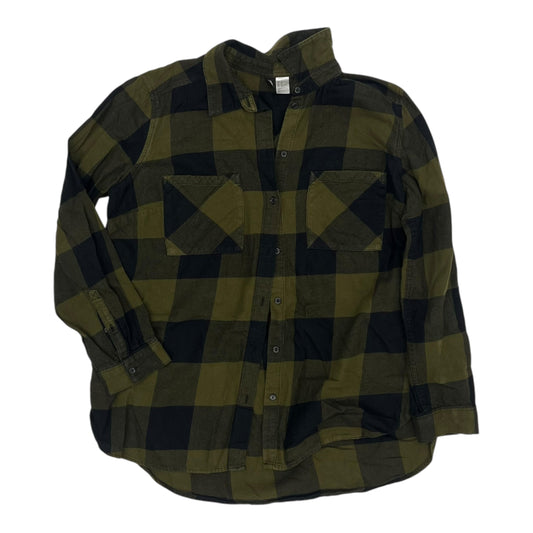 Top Ls By Divided In Green, Size:L