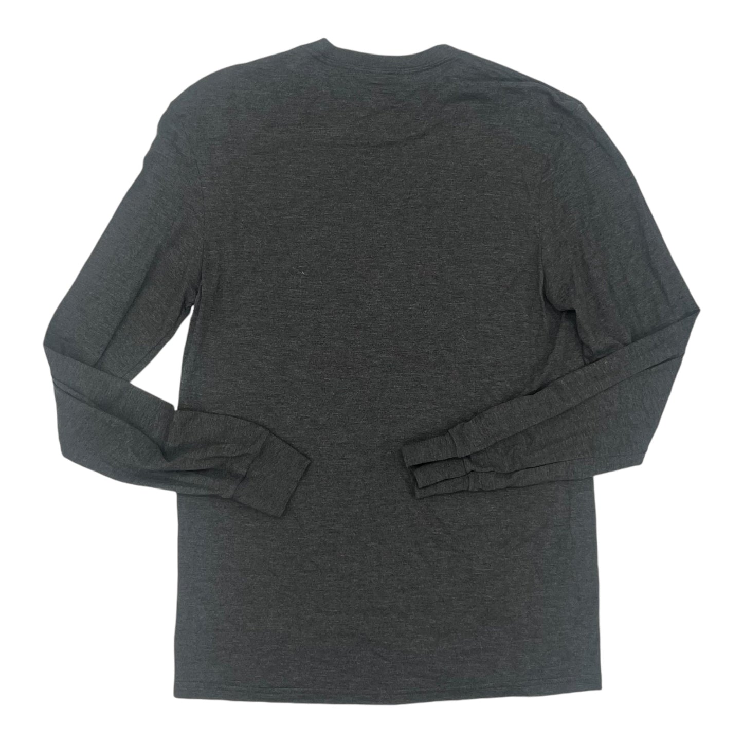 Athletic Top Ls Crewneck By Clothes Mentor In Grey, Size:M