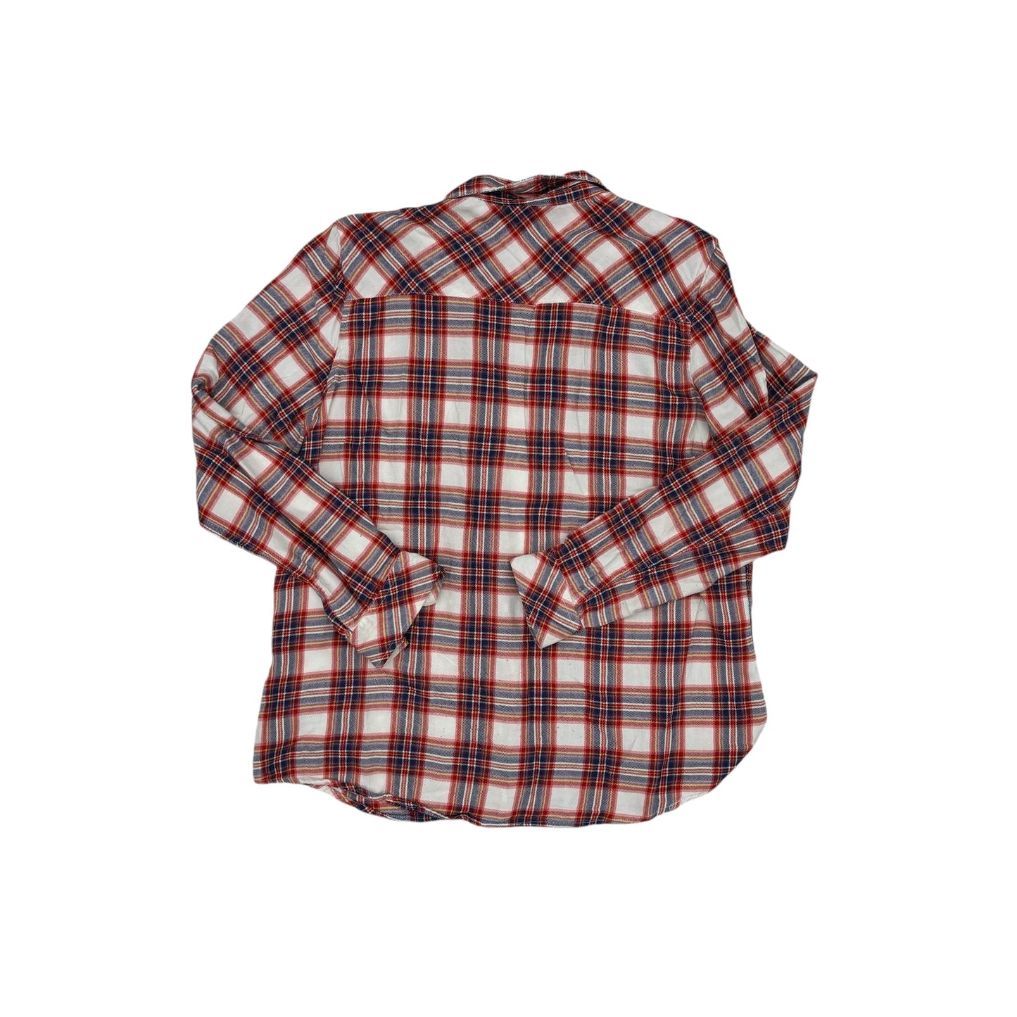 Top Ls By Gap In Plaid Pattern, Size:L