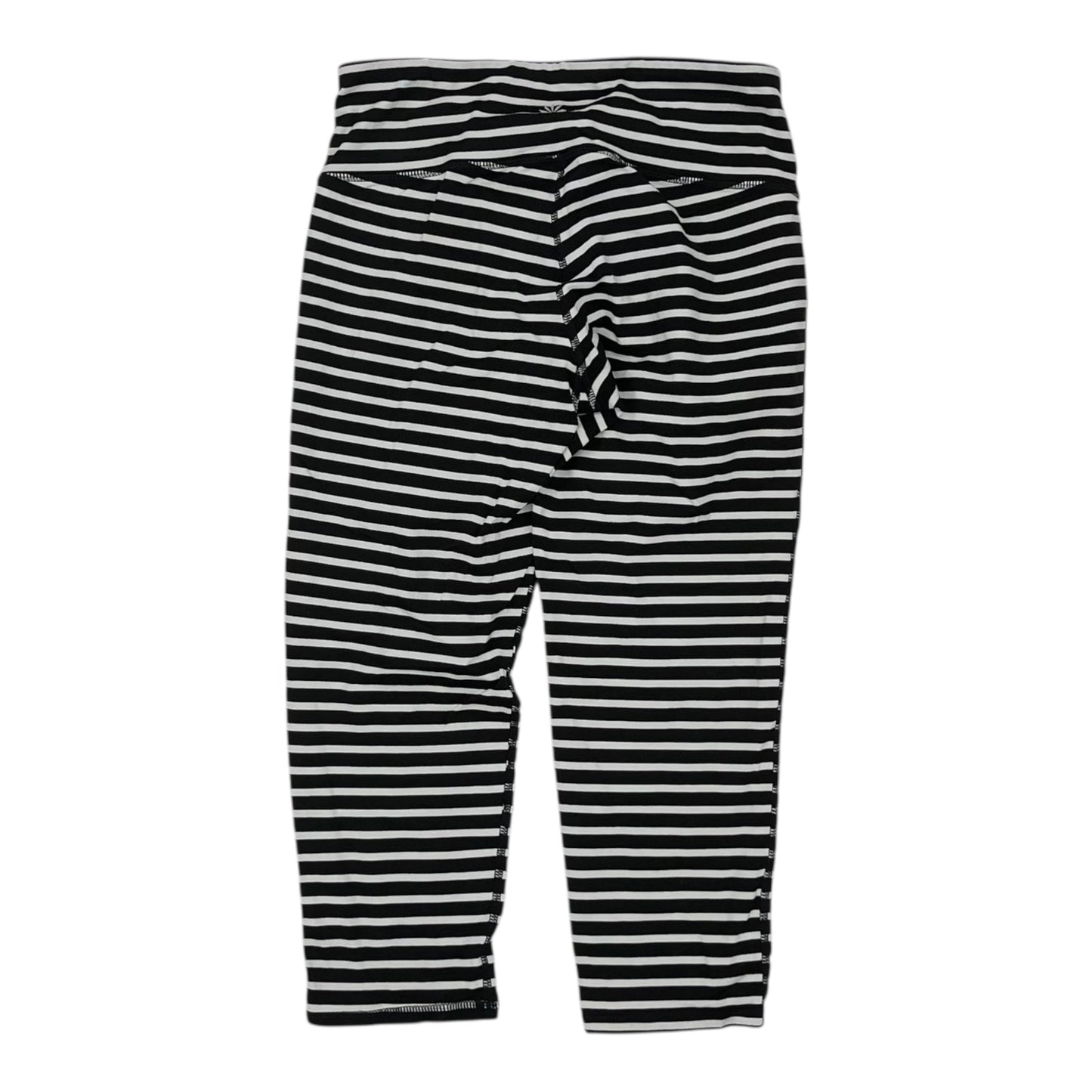 Athletic Capris By Athleta In Black & White, Size:S