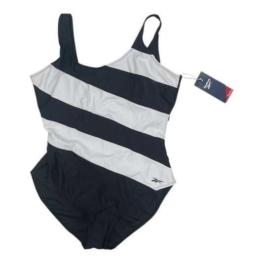 Swimsuit By Reebok In Black & White, Size:L