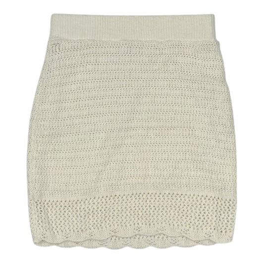 Skirt Mini & Short By Abercrombie And Fitch In Cream, Size:Xs