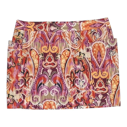 Skirt Mini & Short By Chicos In Purple, Size:Xxl