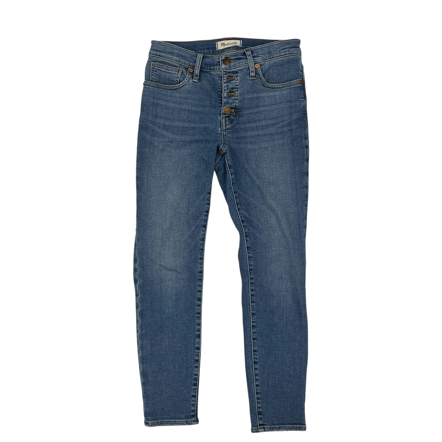 Jeans Skinny By Madewell In Blue Denim, Size:2