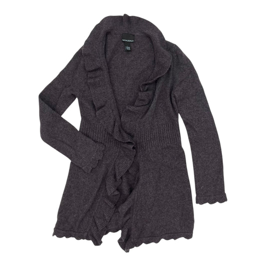 Sweater Cardigan By Cynthia Rowley In Purple, Size:L