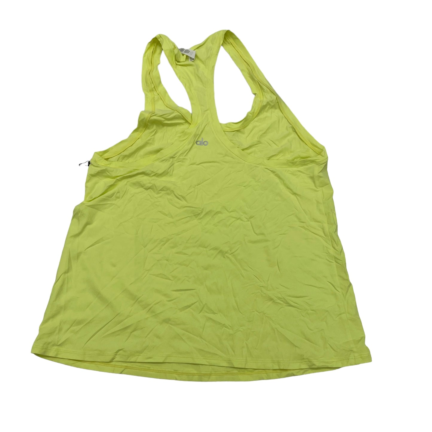 YELLOW ATHLETIC TANK TOP by ALO Size:M