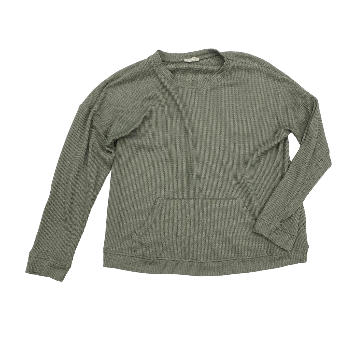 GREEN TOP LS by CLOTHES MENTOR Size:L