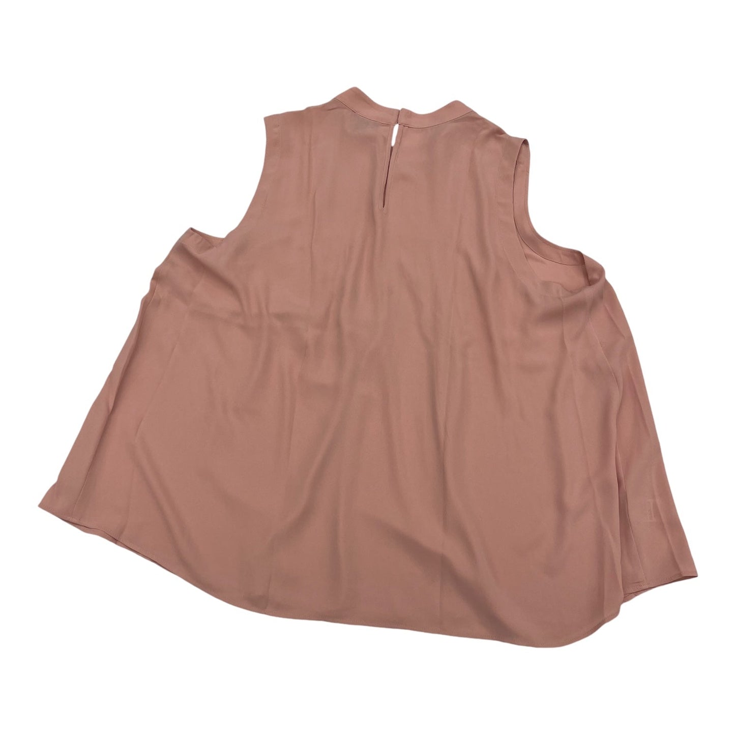 Blouse Sleeveless By Ann Taylor In Pink, Size:L