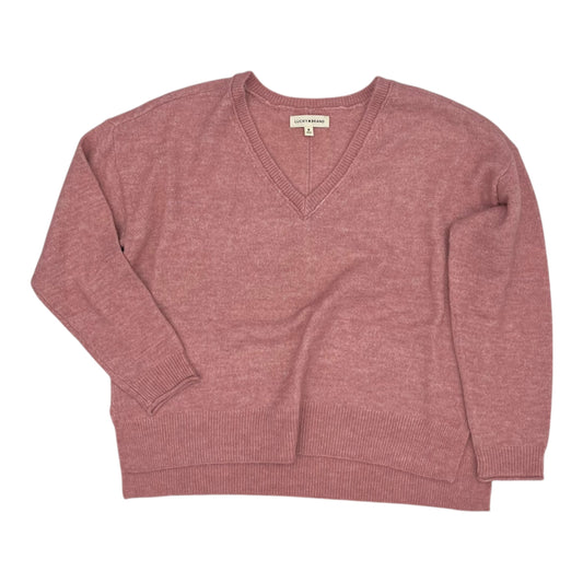 Sweater By Lucky Brand In Pink, Size:M