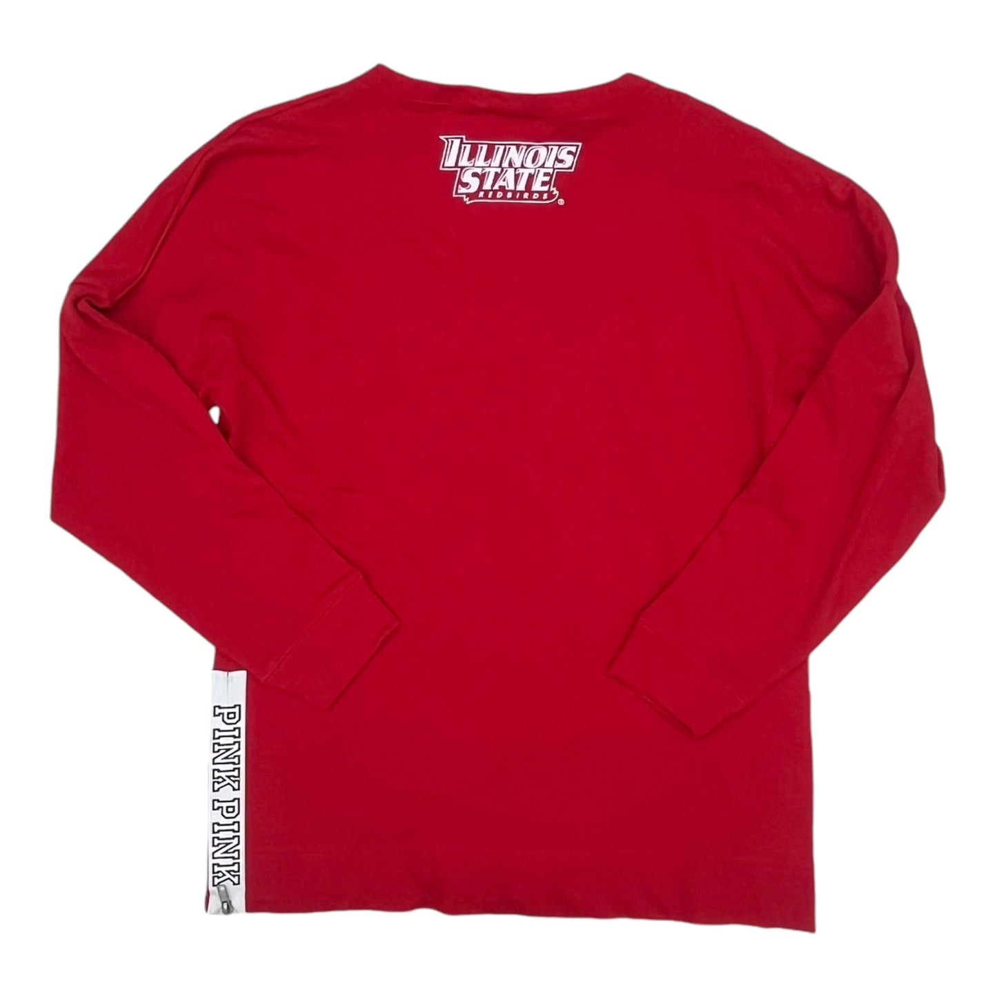 SWEATSHIRT CREWNECK by PINK In RED, Size: M