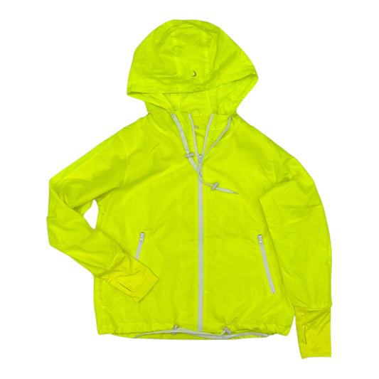 Athletic Jacket By Zyia In Yellow, Size:L