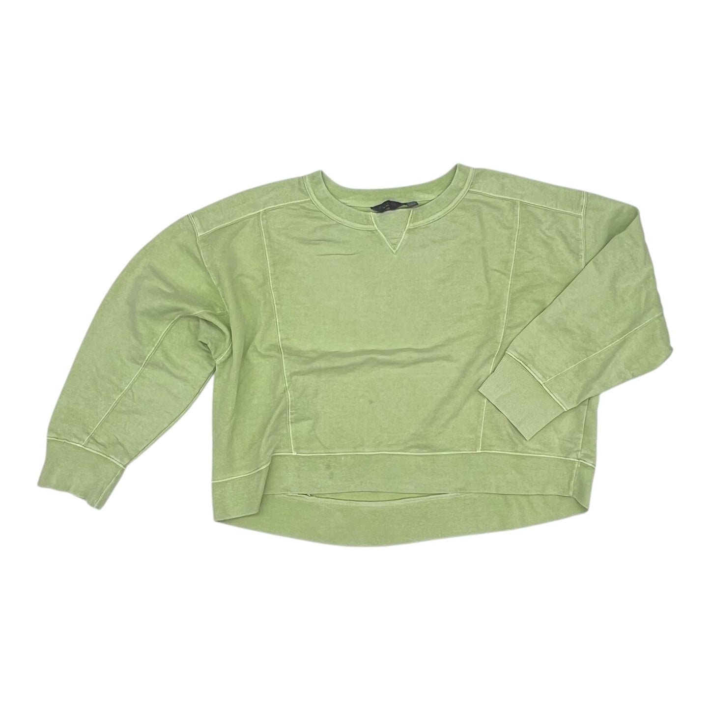 Sweatshirt Collar By Danskin In Green, Size:M
