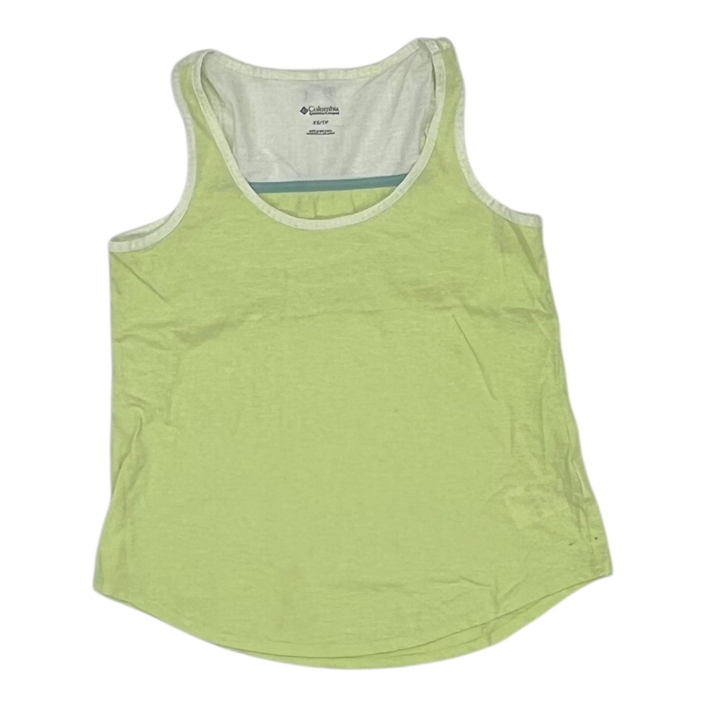 Athletic Tank Top By Columbia In Green, Size:Xs