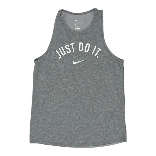 Athletic Tank Top By Nike In Grey, Size:S