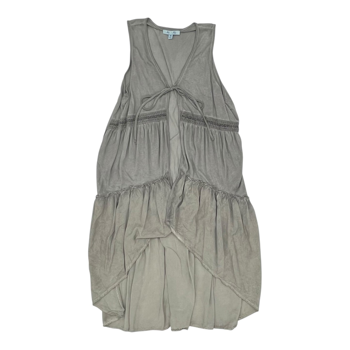 Cardigan By She + Sky In Grey, Size:M