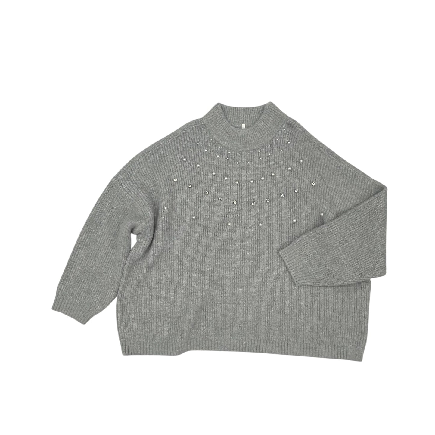 Sweater By Maurices In Grey, Size:4X