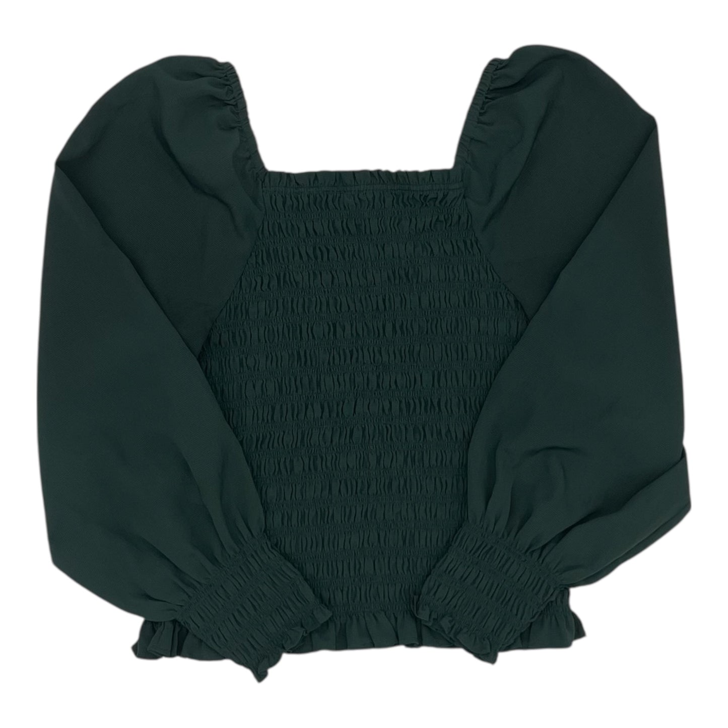 Blouse Ls By Madewell In Green, Size:M