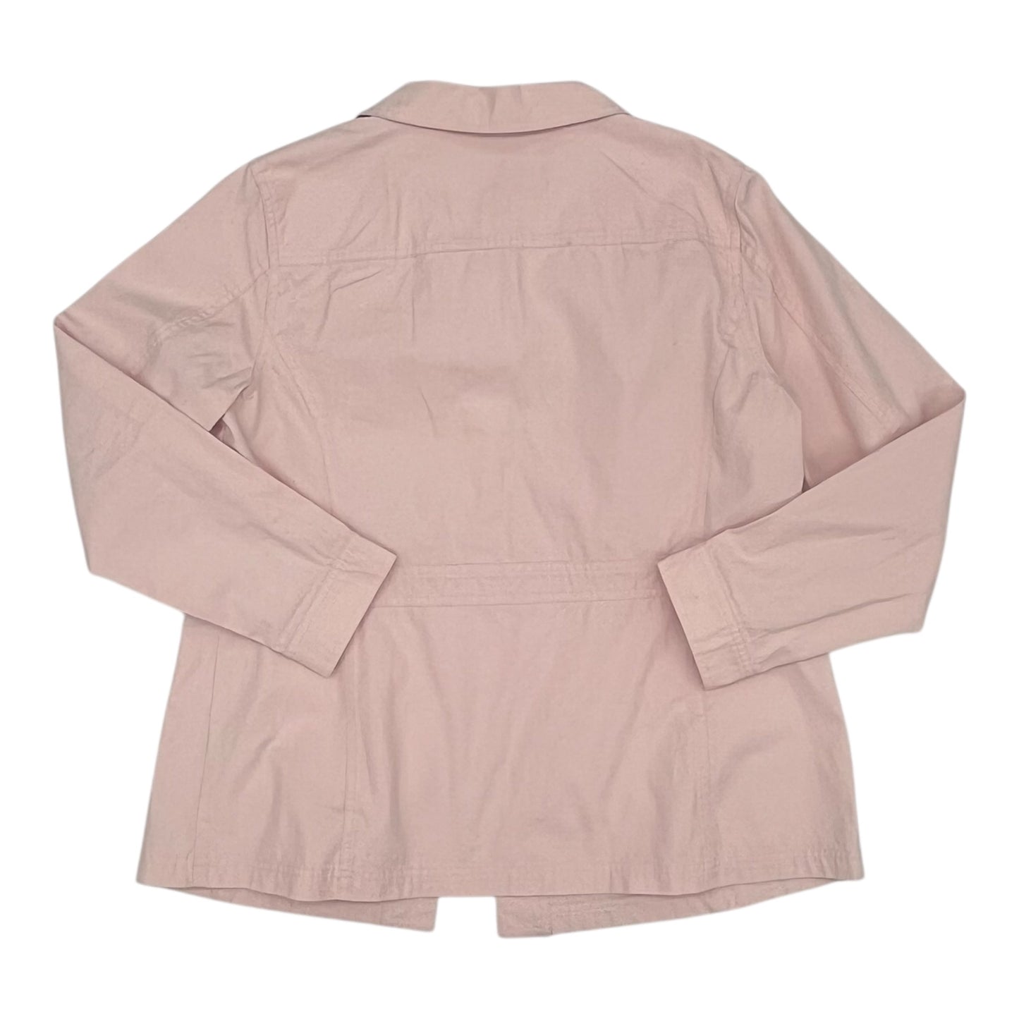 Jacket Utility By Christopher And Banks In Pink, Size:L