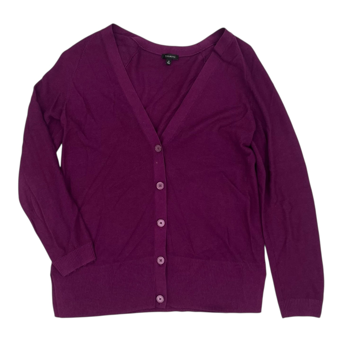 Cardigan By Talbots In Black, Size:M