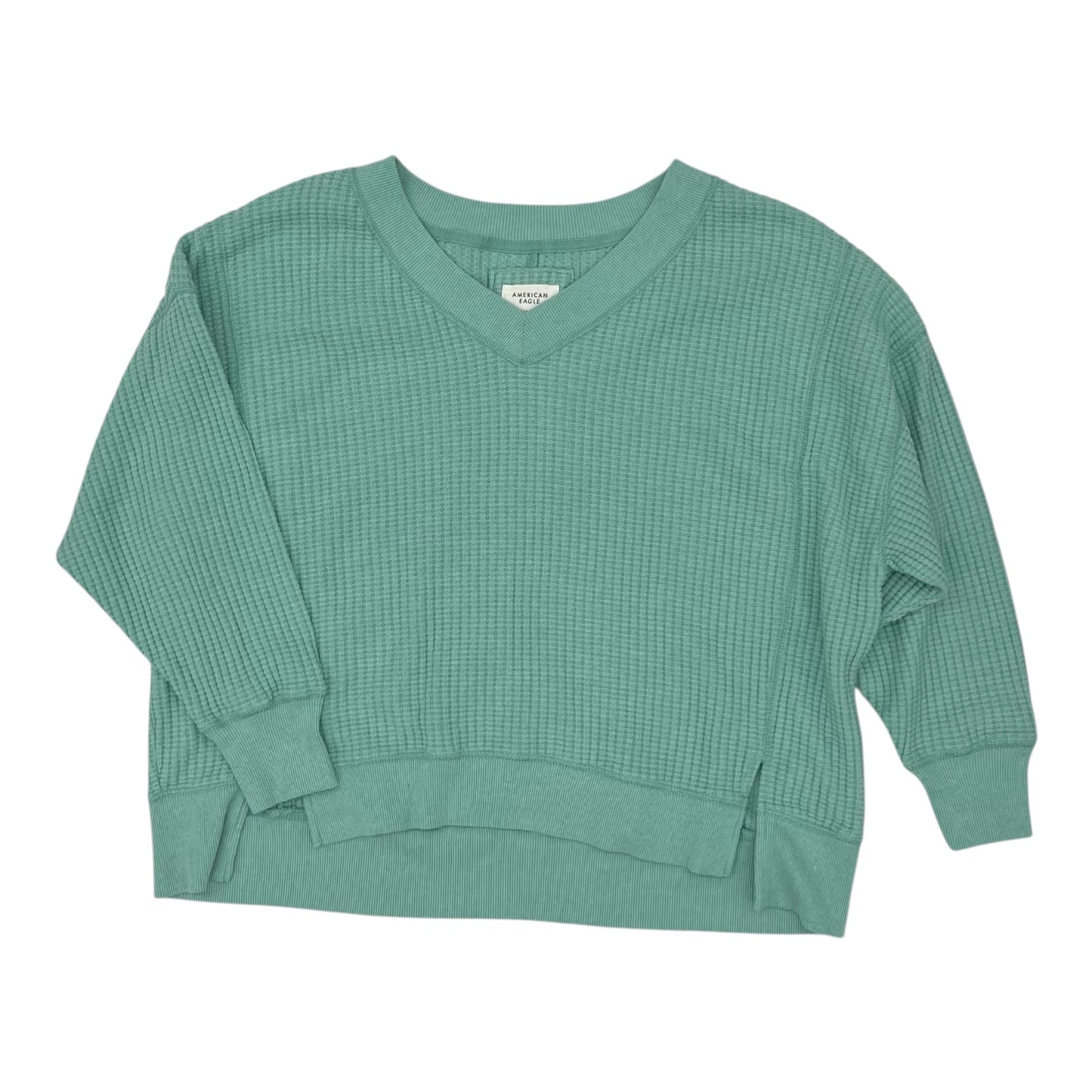 Sweatshirt Crewneck By American Eagle In Green, Size:S