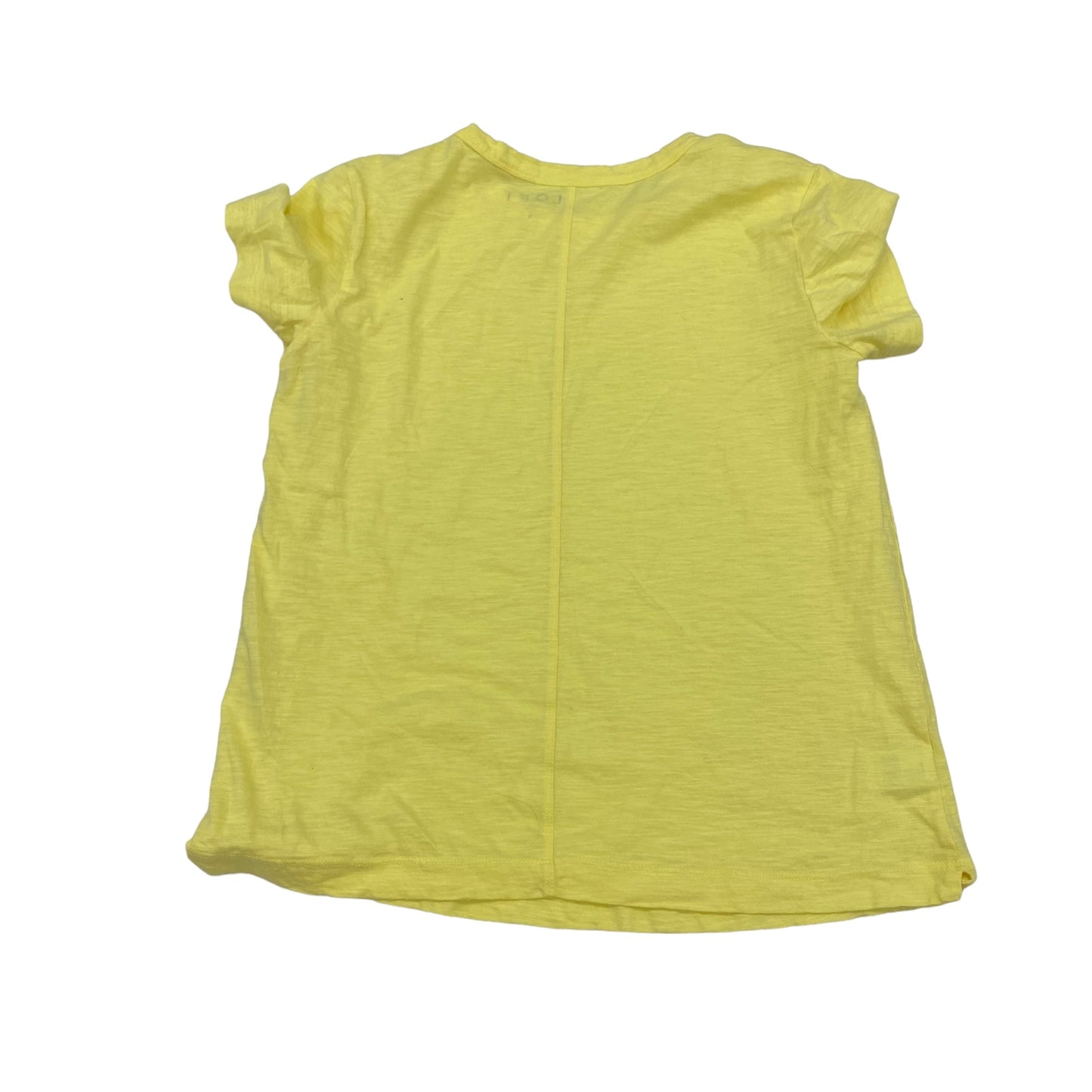 YELLOW TOP SS BASIC by LOFT Size:S