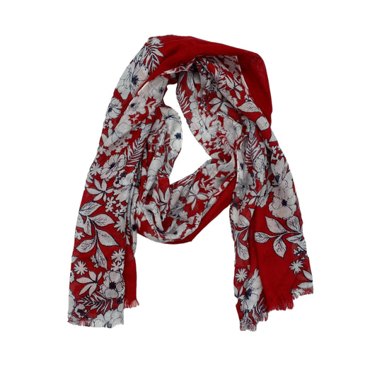 RED & WHITE SCARF LONG by CLOTHES MENTOR