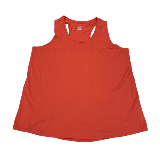 ORANGE ATHLETIC TANK TOP by ATHLETIC WORKS Size:3X