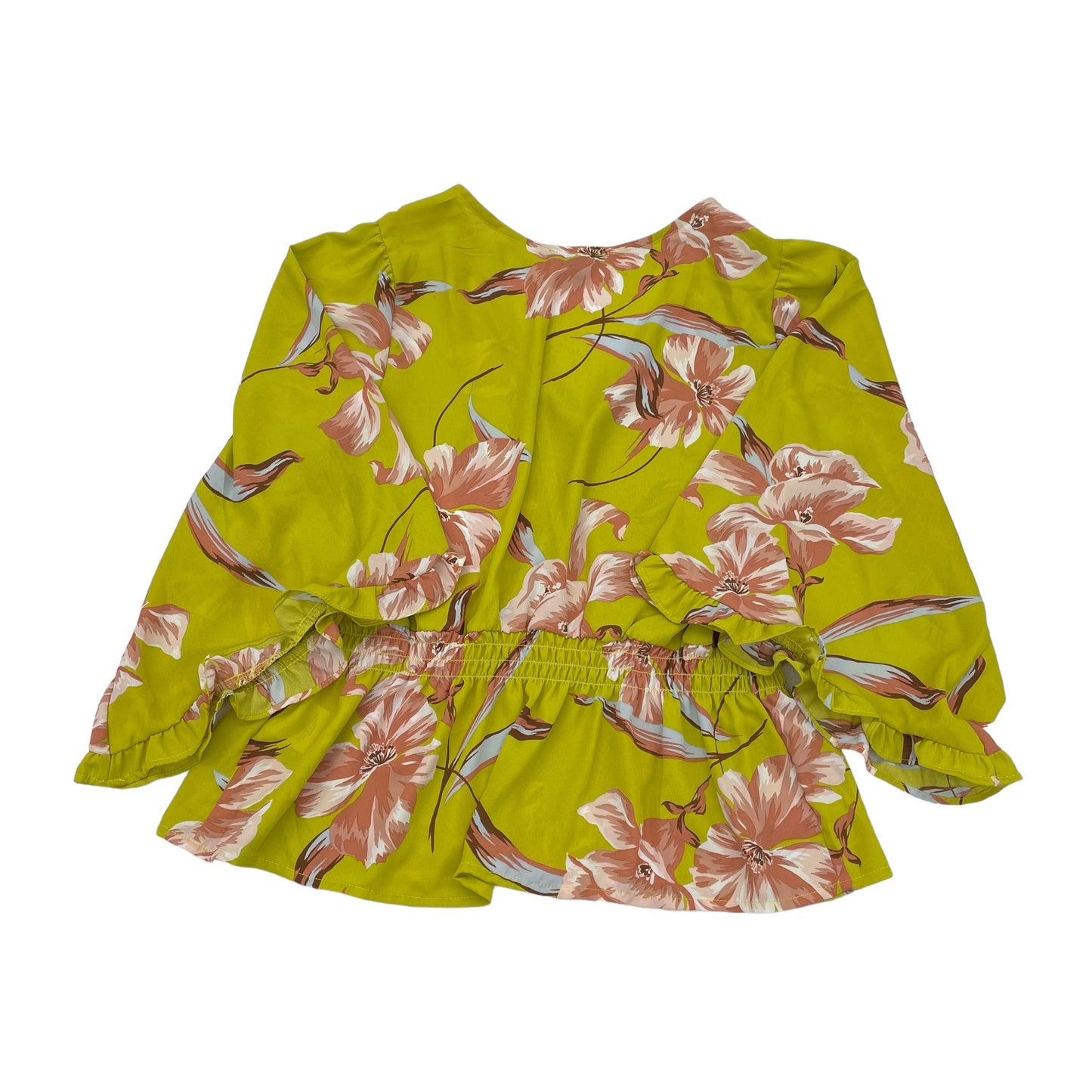 YELLOW BLOUSE LS by AUW Size:M