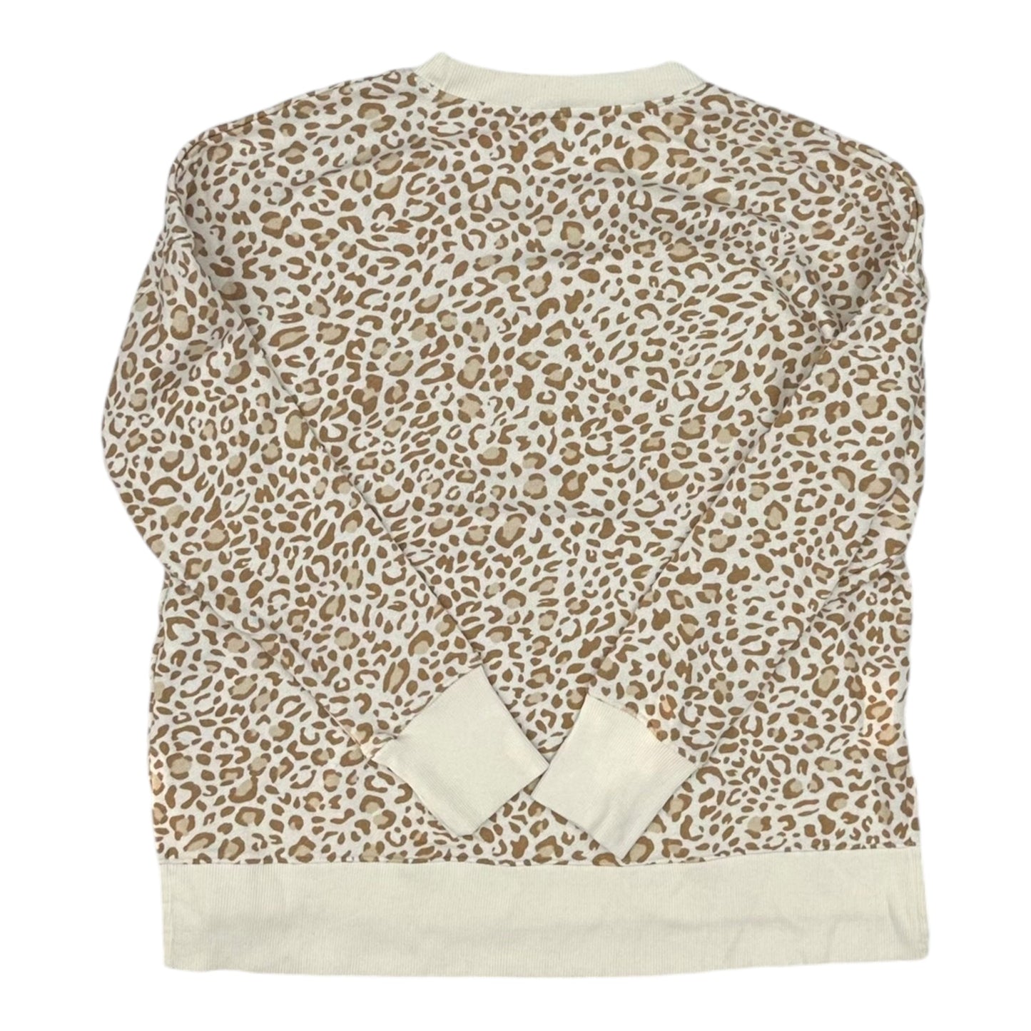 SWEATSHIRT CREWNECK by TIME AND TRU In ANIMAL PRINT, Size: M