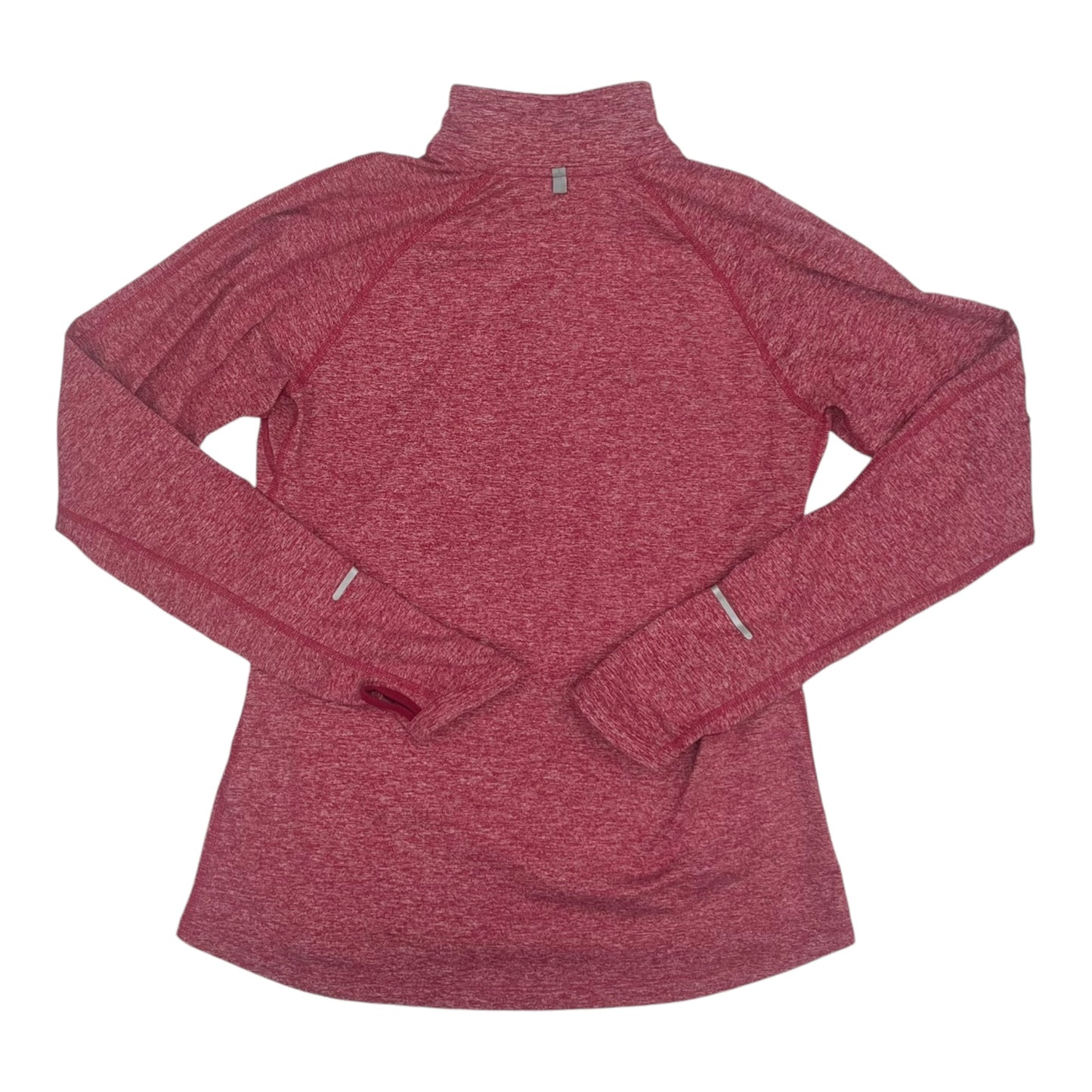 Athletic Top Ls Collar By Nike In Red, Size:M