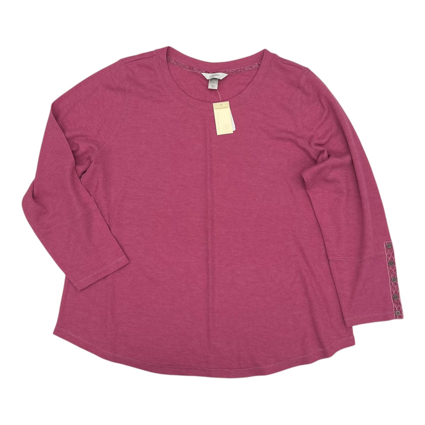 Top Ls By Cj Banks In Pink, Size:2X