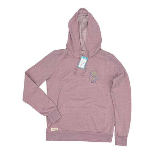 Sweatshirt Hoodie By Simply Southern In Pink, Size:S