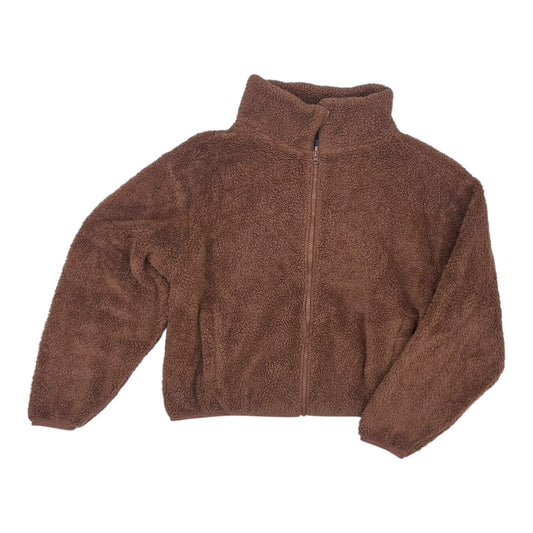Jacket Faux Fur & Sherpa By Old Navy In Brown, Size:Xl