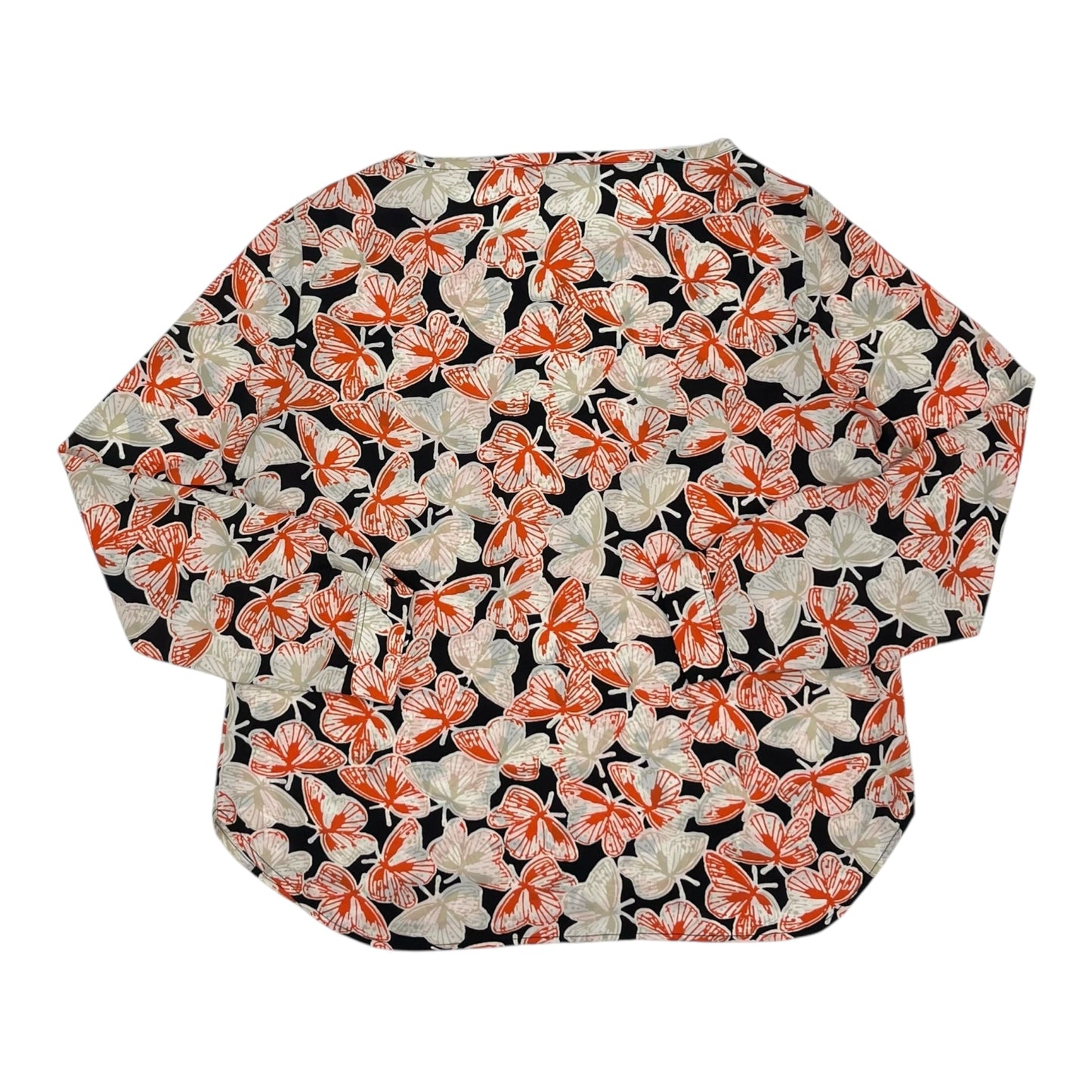 Blouse Ls By Nine West In Black, Size:L