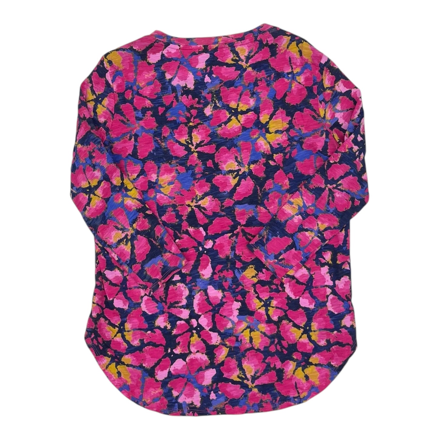 Top 3/4 Sleeve By Habitat In Blue & Pink, Size:Xs