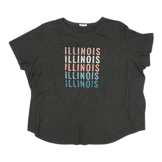 Top Ss By Maurices In Grey, Size:3X