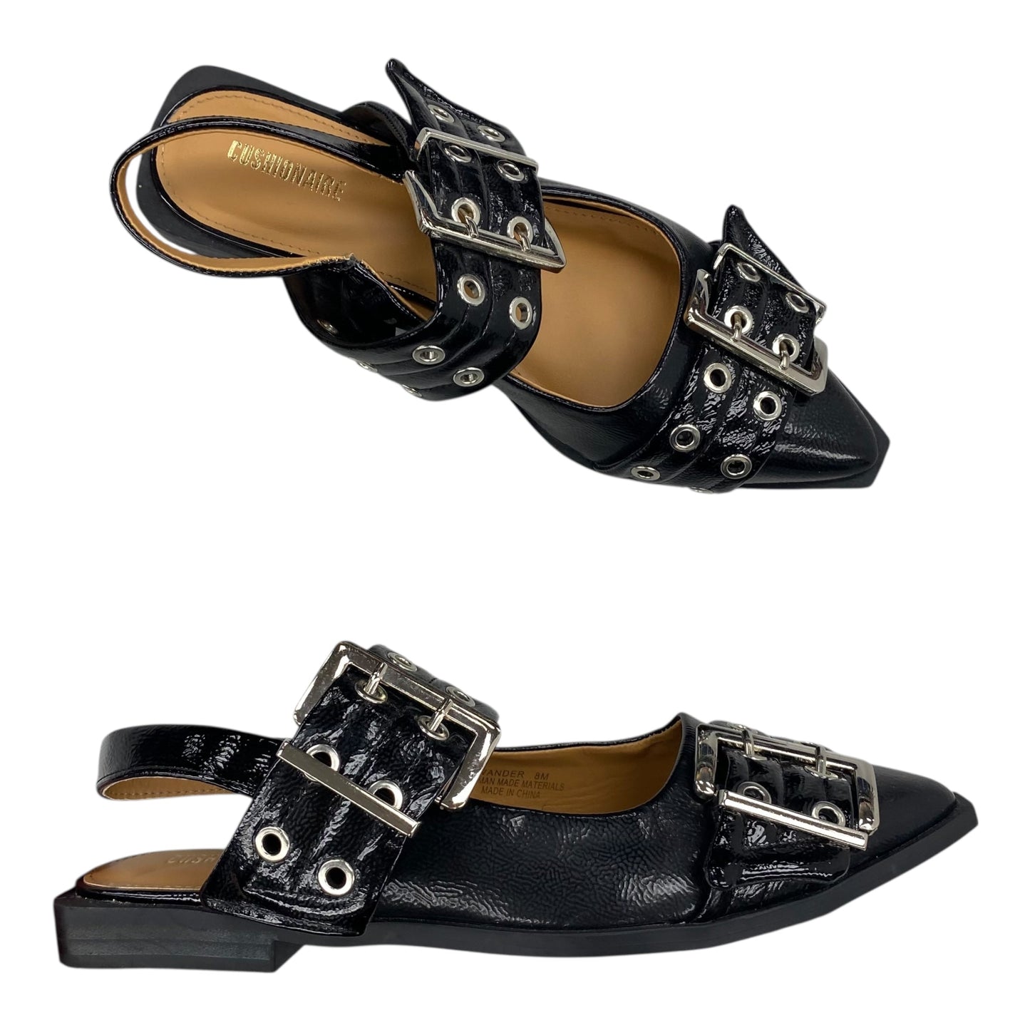 Shoes Flats By Cushionaire In Black, Size:8