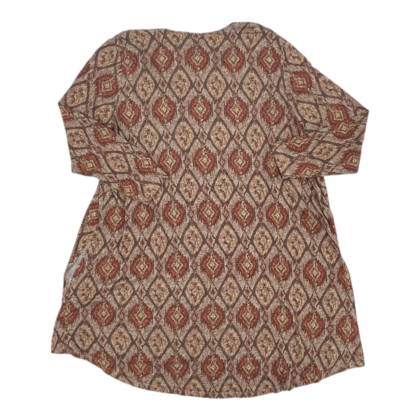 Cardigan By Maurices In Geometric Pattern, Size:2X