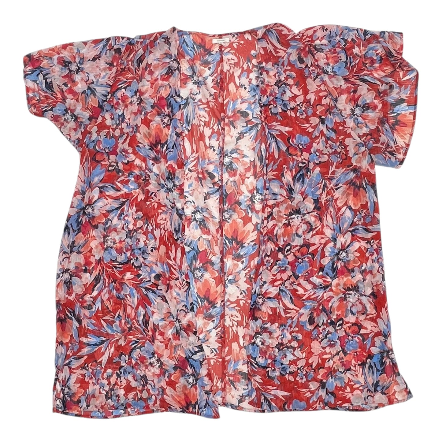 Kimono By Maurices In Floral Print, Size:2X