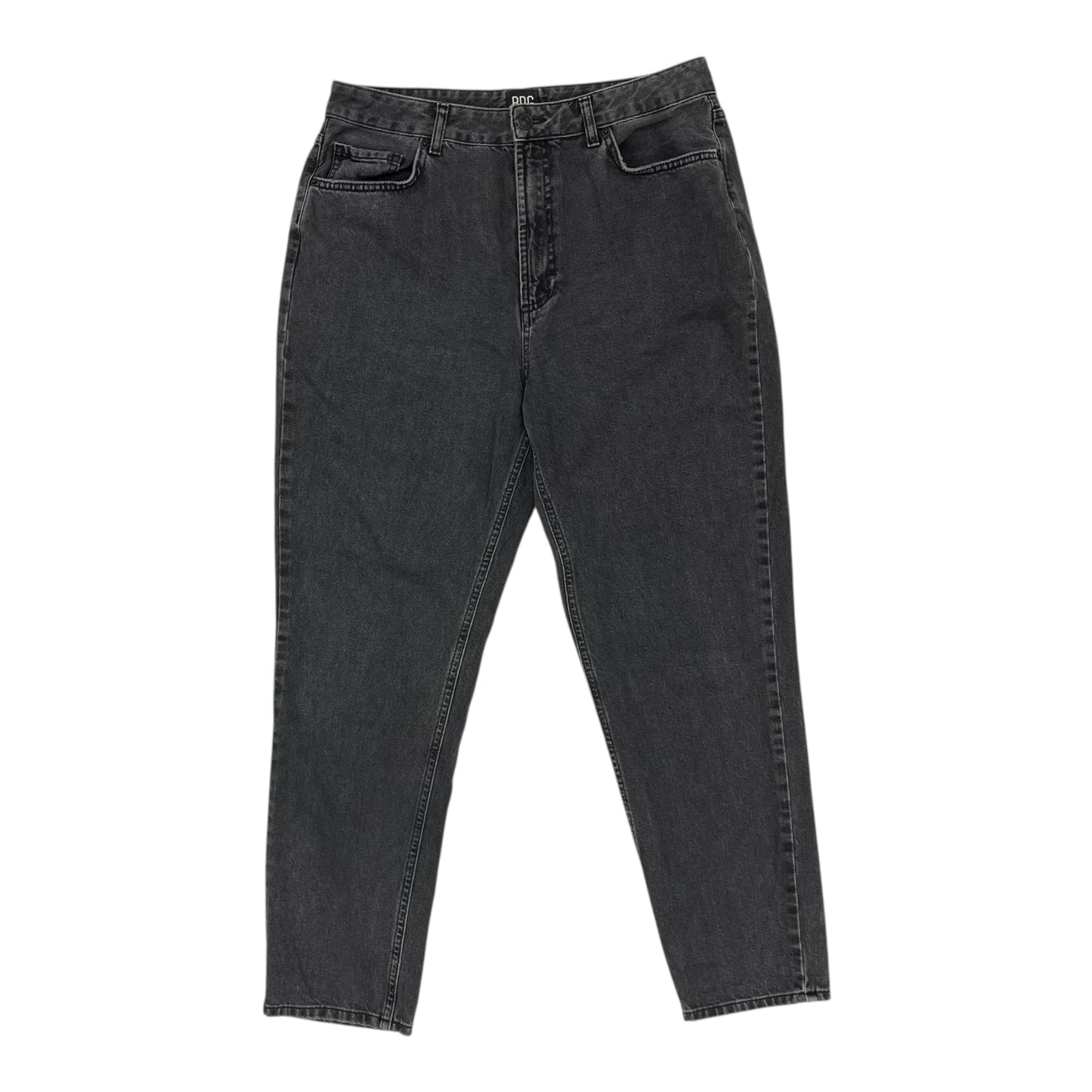 Jeans Boyfriend By Bdg In Black Denim, Size:12