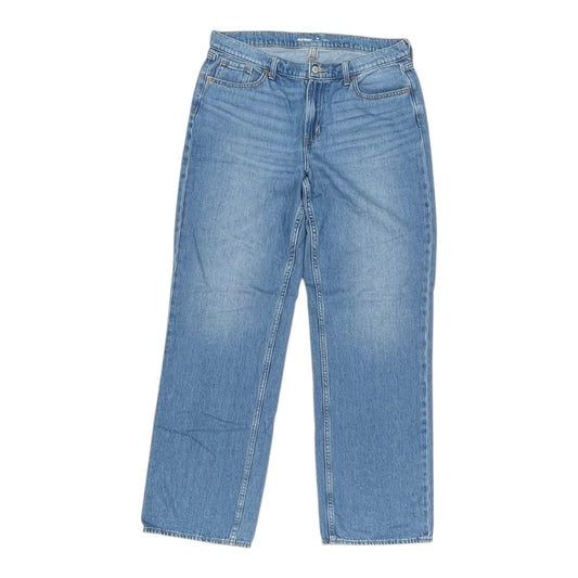Jeans Straight By Old Navy In Blue Denim, Size:14L