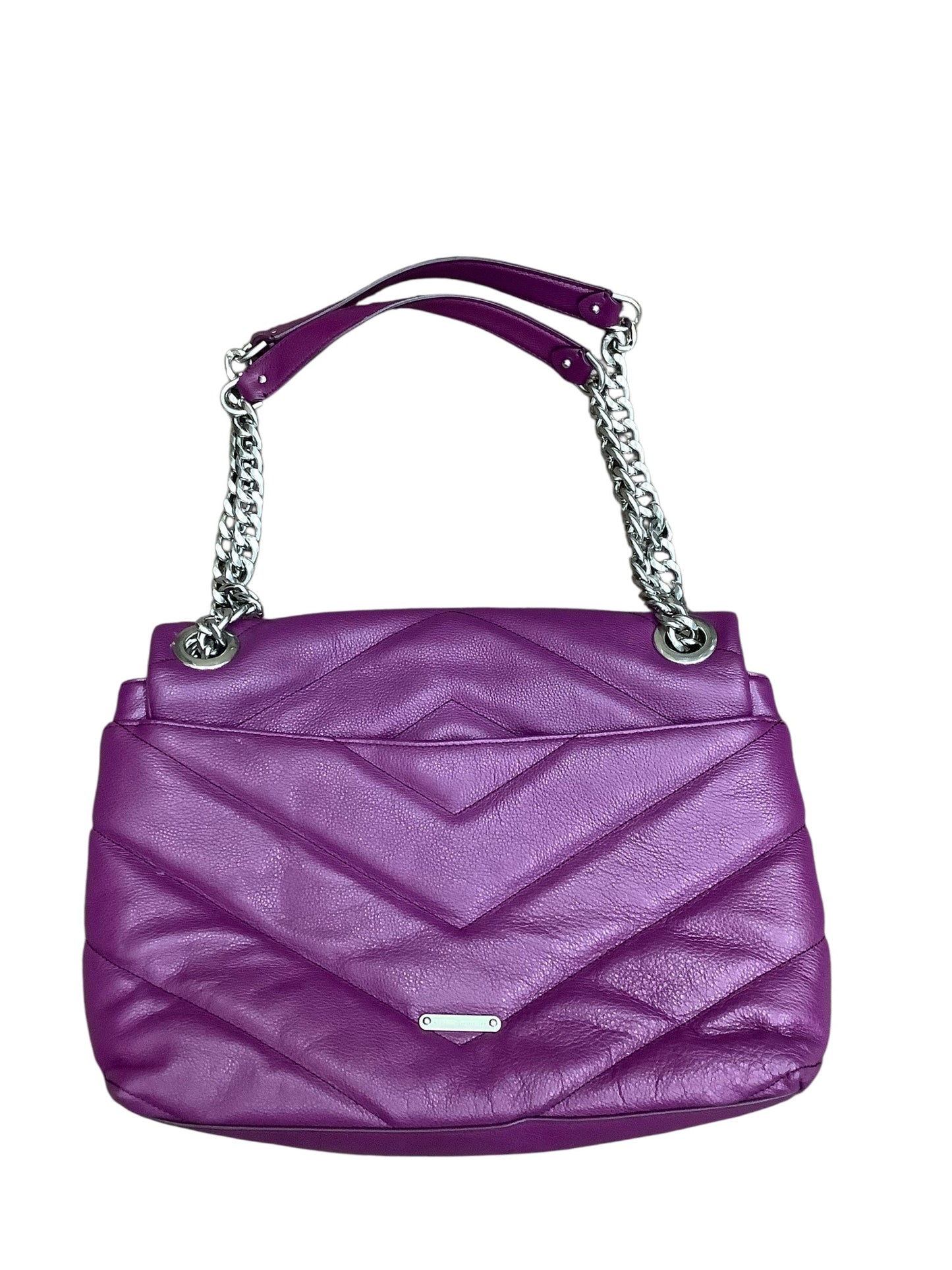 Handbag Designer By Rebecca Minkoff In Purple, Size:Large